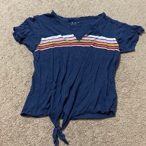 small Aeropostale tie up shirt